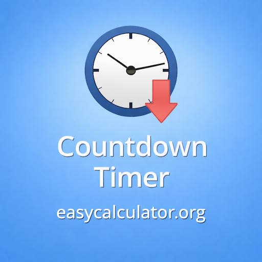 Countdown Timer – Digital Countdown Clock to Track Time Accurately