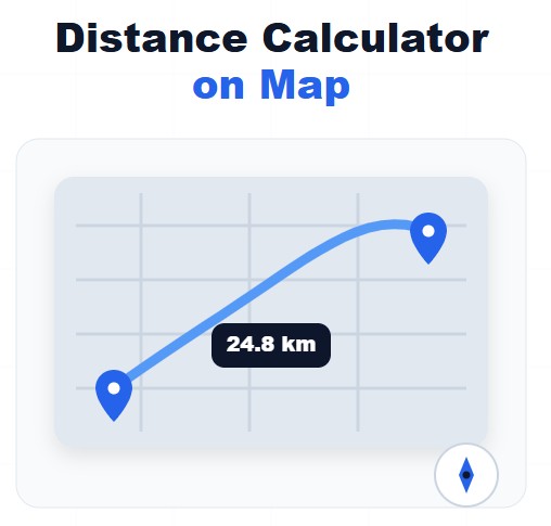 Correct Distance Map Distance Calculator on Map – Measure Distance & Area Online
